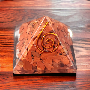 Orgonite de Jaspe Rouge/ Red Jasper Orgone