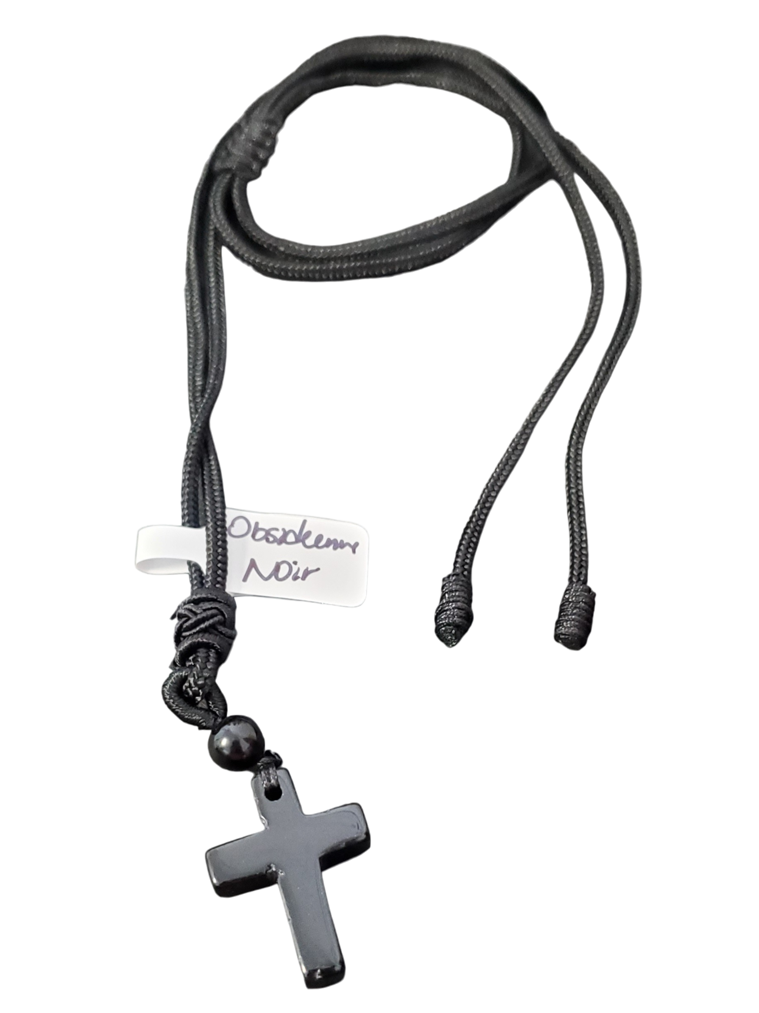 Collier Croix en Pierre/ Stone Cross Necklace