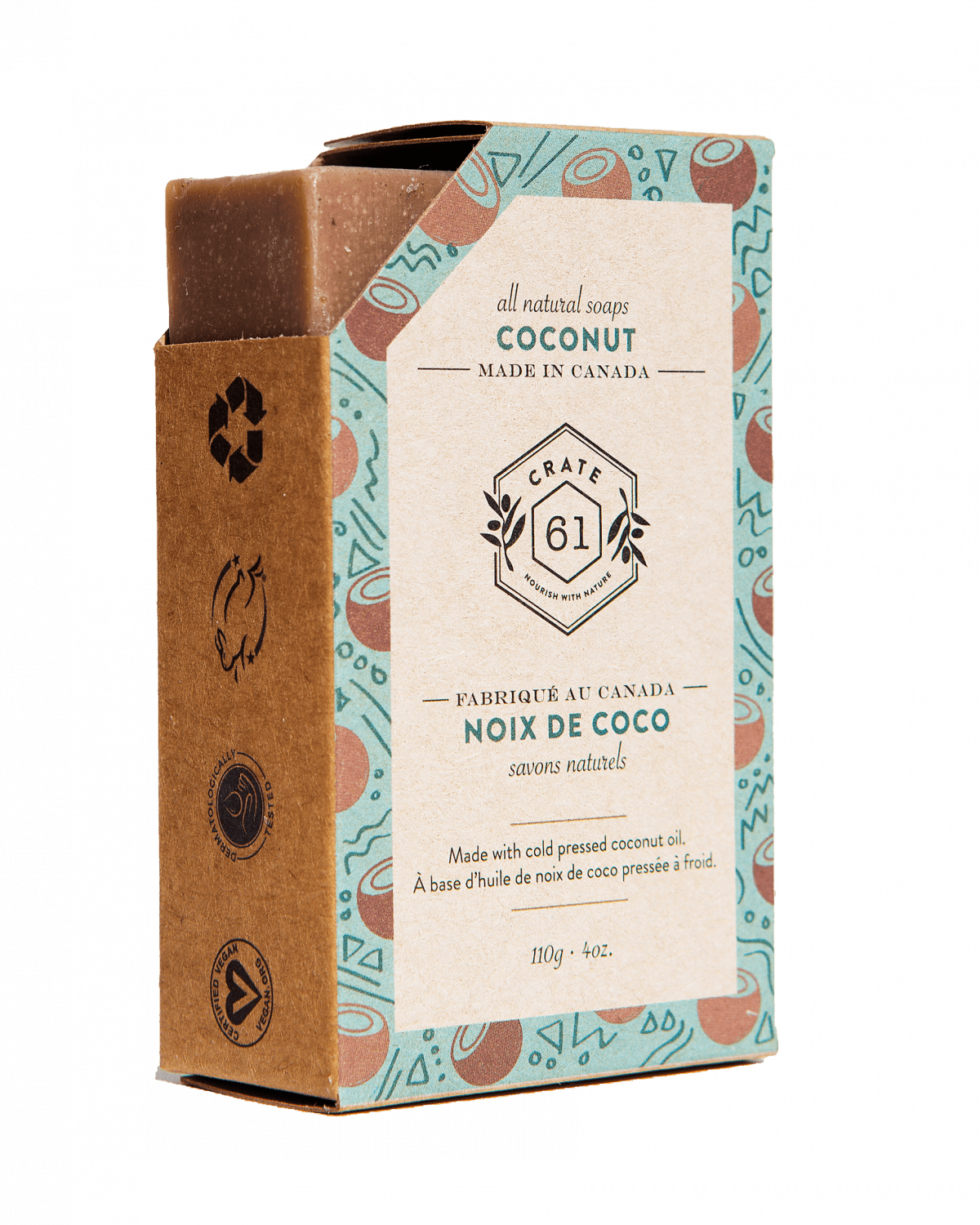 Savon Naturel 'Coconut'/ 'Noix De Coco' Natural Soap