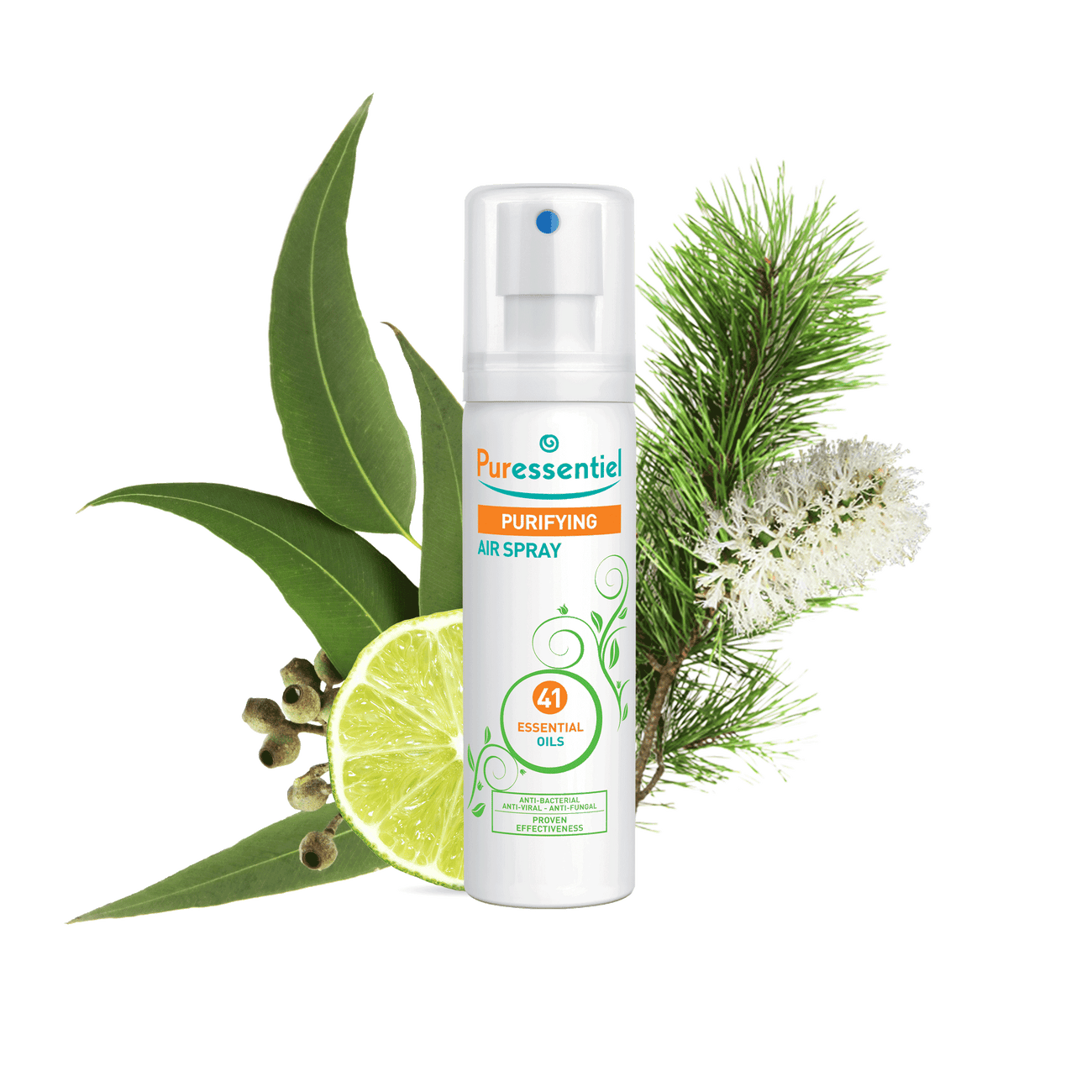 Spray Aérien "Purifiant Aérien' 75ml (41 Huiles Essentielles)/ 'Air Purifier' Air Spray 75ml (41 Essential Oils)