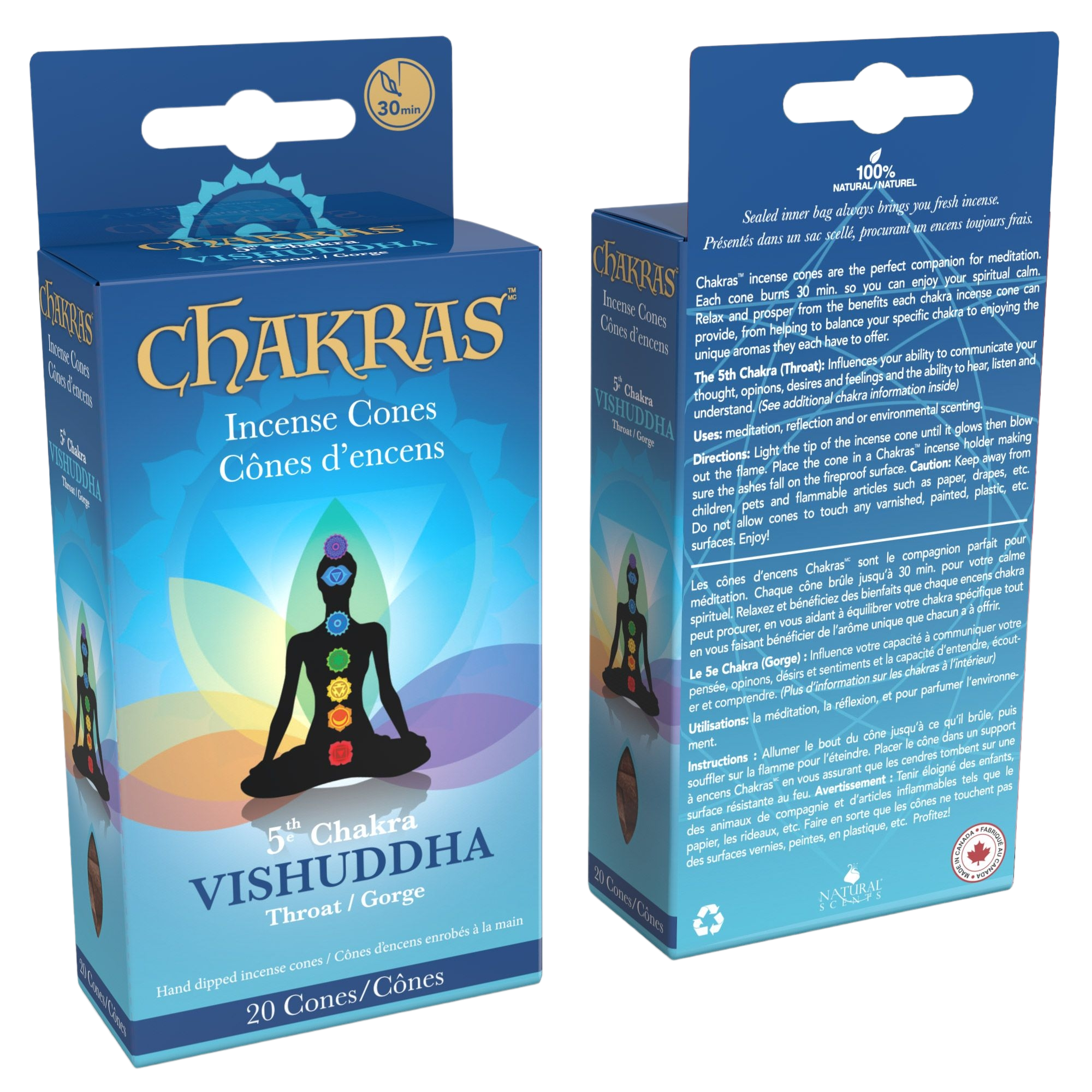 Encens 5e Chakra 'Gorge'/ 5th Chakra 'Throat' Incense