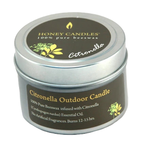 Chandelle à l'Huile Essentielle de 'Citronelle'/ 'Citronella' Essential Oil Candle