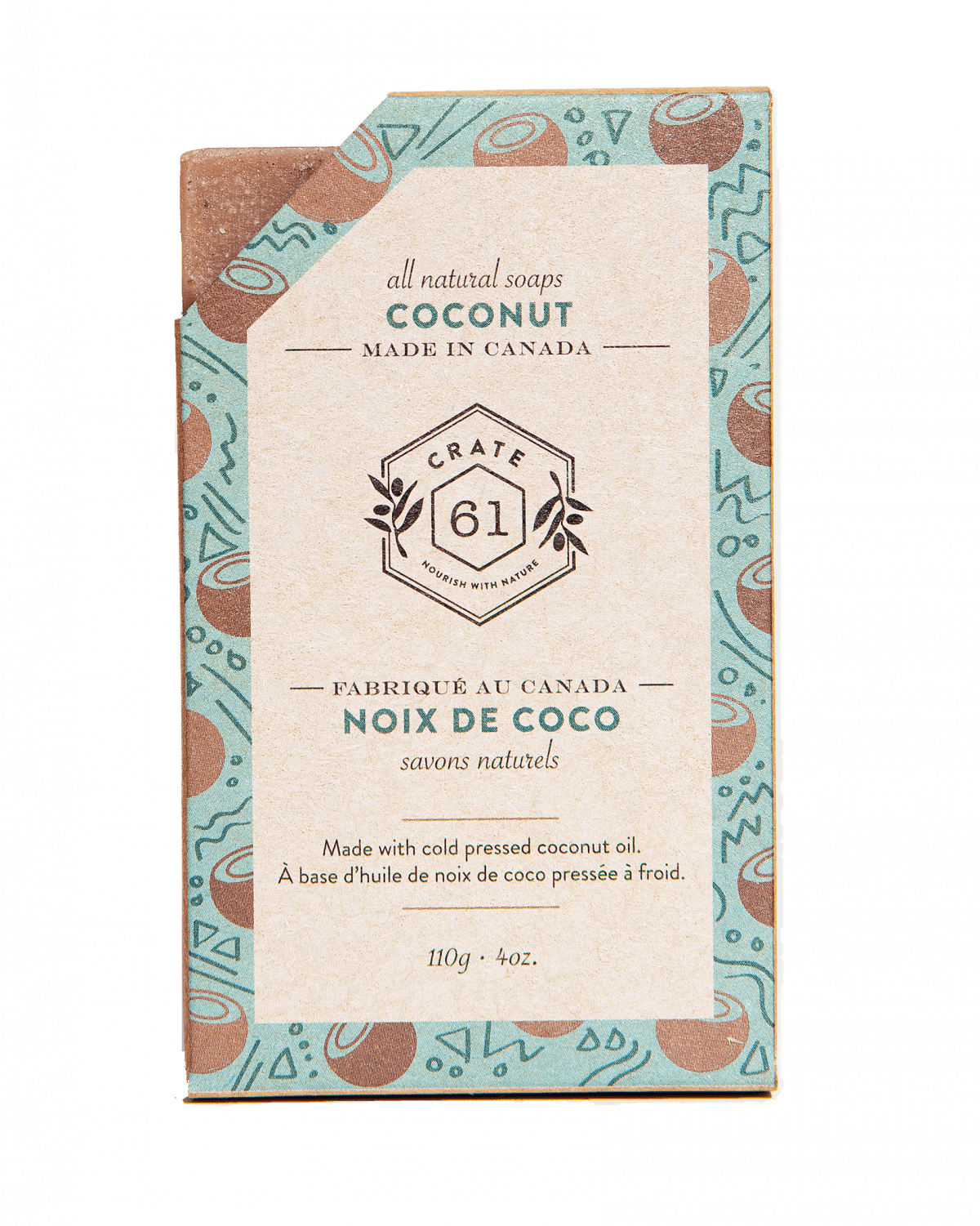 Savon Naturel 'Coconut'/ 'Noix De Coco' Natural Soap